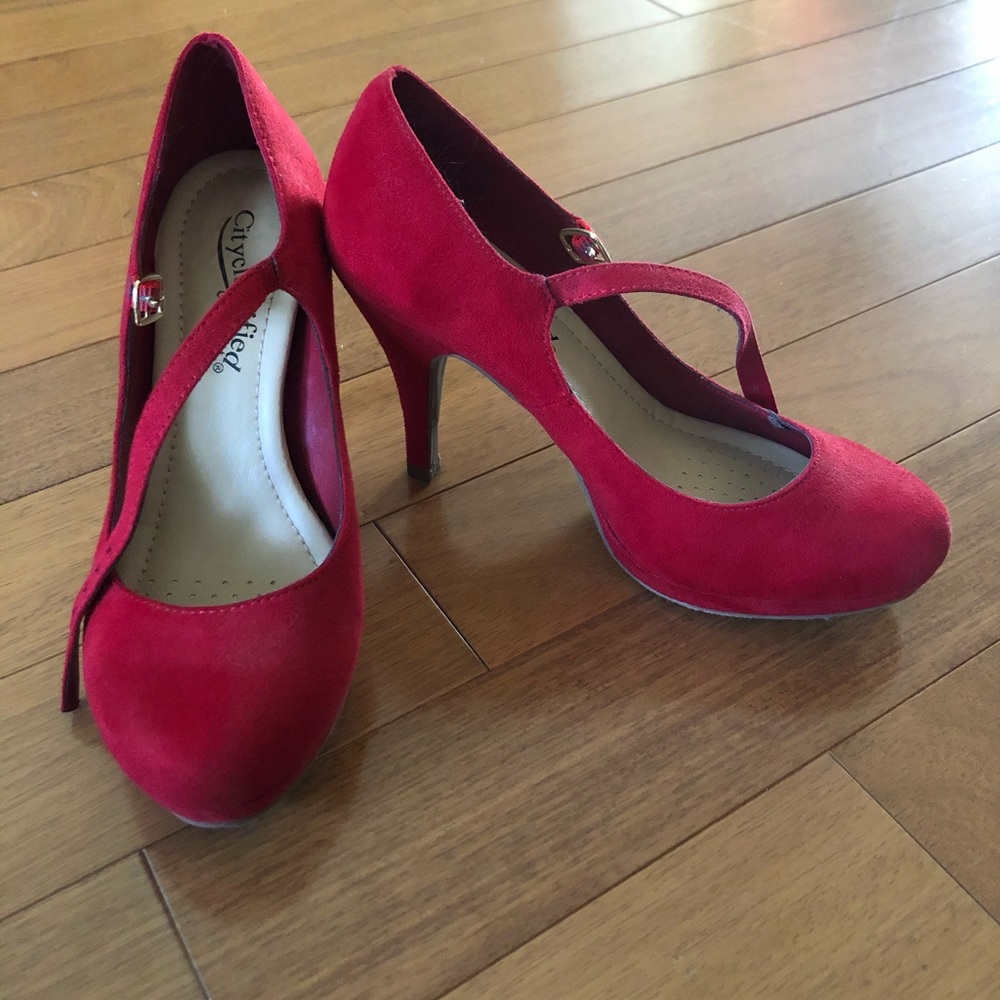 Suede Heels
